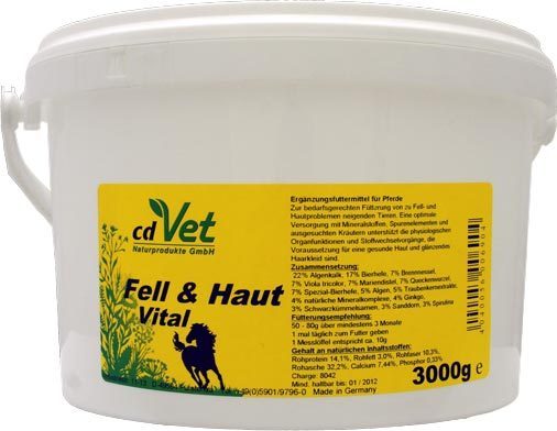 CD-Vet Fell & Haut Vital für Pferde 3000 g