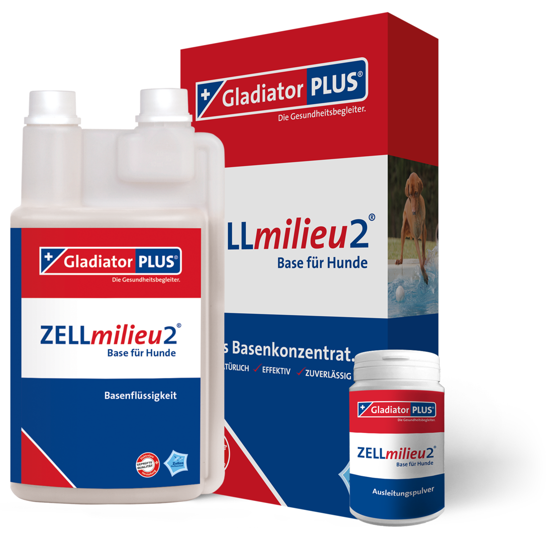 ZELLmilieu2 Base + 15 g Pulver für Hunde 500ml