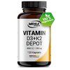 Wehle Sports Vitamin D3 5000 I.E + Vitamin K2 200mcg MHD 1-24