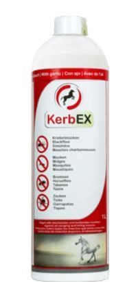 KerbEX rot, mit Knoblauch 1l + Bürste, orange
